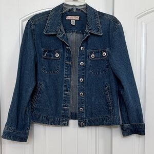 Jamaica bay denim jean jacket. Size PL. buttons and pockets. Gently used
